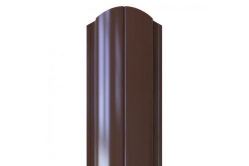 Штакетник металлический МП ELLIPSE-O 19х126 (ПЭ-01-8017-0.45) 1,3м